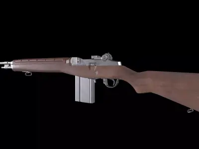 M14 Rifle Low-poly 3D model purchase