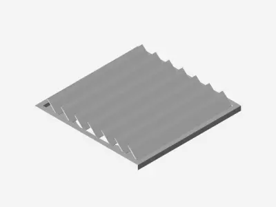 Louvre Shutter 3D model