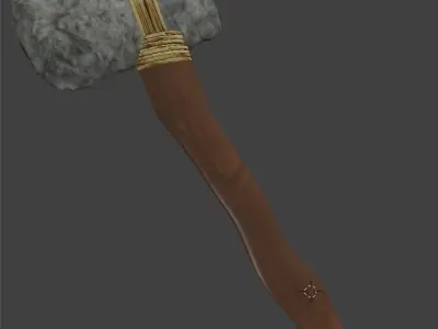 Axe-Survival hammer Free 3D model