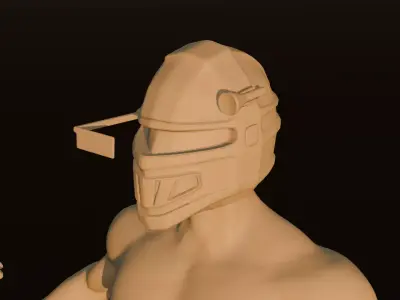 Sci-Fi Tactical Helmet Free 3D model