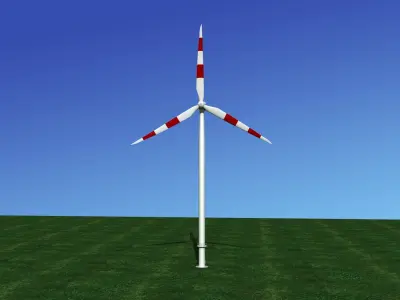 Nordex Wind Turbine 3D model