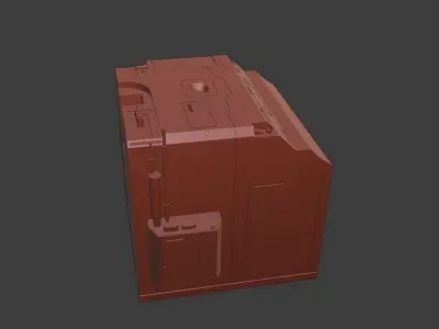 Sci-fi model printer 3D model