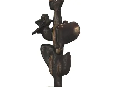 Decor bronze sculpture 3D model