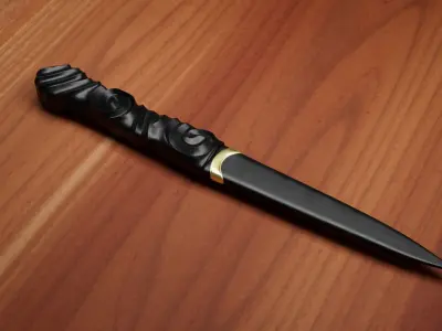 3D Knife High Poly 3D model