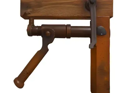 Vintage Industrial Mechanism 3D model