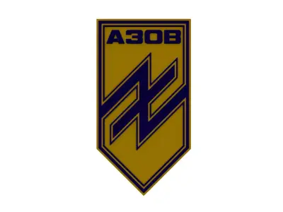 Emblem of the Azov Battalion 3D model