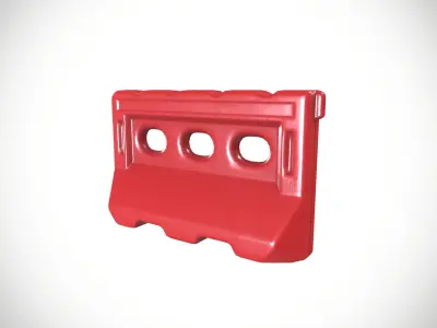 Barrier 2 Low-poly 3D model purchase