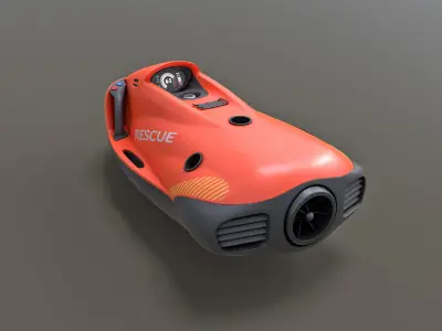Water Scooter  Low-poly 3D model