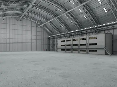 Hangar 3 3D model
