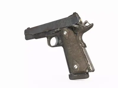 Modern weapons handguns 3D model purchase