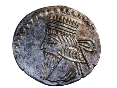 Parthian Kingdom Arsaces XLI coin 3D print model