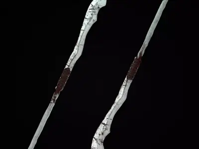 Long Sword Mark III Low-poly 3D model