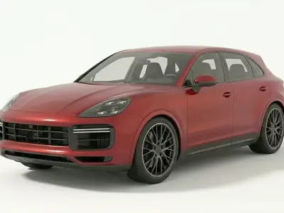 Porsche Cayenne Turbo SUV Crimson Edition 3D model