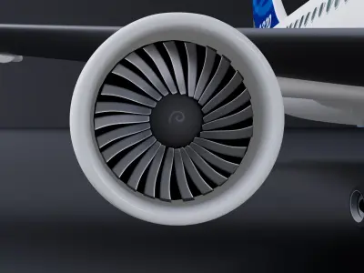Airbus A320 3D Model 3D model purchase
