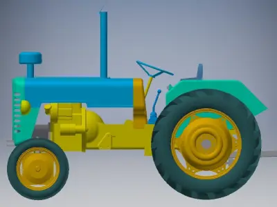Mc-Cormick D 326 Farming simulator mods 3D model