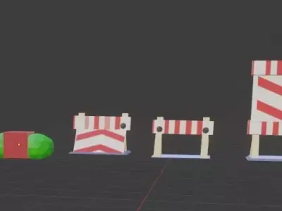 Subway Runner Assets 3D model