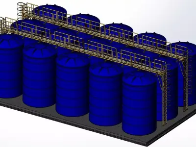 Tank Cat walk 3D model