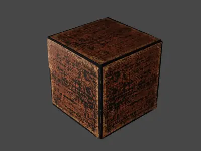 Old Box Prop - High-poly Free 3D model