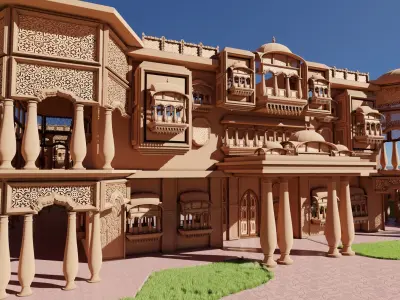 indian Architecture  Free 3D model