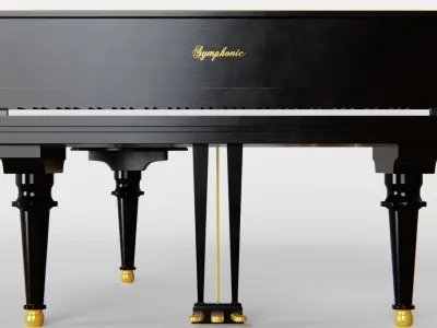 Grand Piano 3d Model 3D model