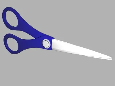 Scissor pair of scissors Free low-poly 3D model