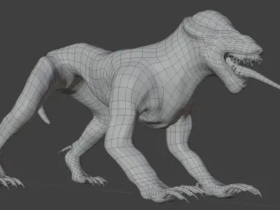 Bio Hound Free low-poly 3D model