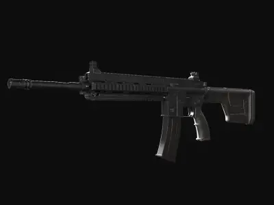 M416 Assault Rifle 3D model