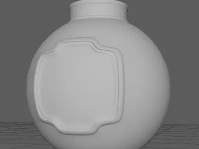 Stylized Bomb Free 3D model