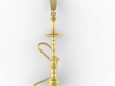 hookah pendant 3D print model