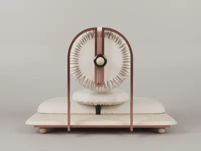 Asana Ground Chair by Mario Milana for Les Ateliers Courbet Free 3D model