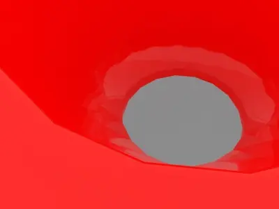 Writing Brush Cups With Water And Brush 3D model