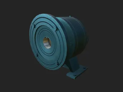 Planetary Gearbox Low-poly 3D model