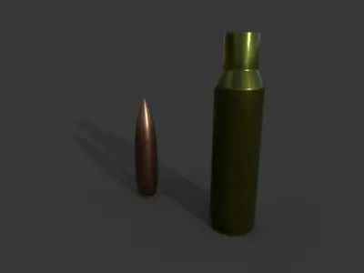Disassembled cartridge 3D model