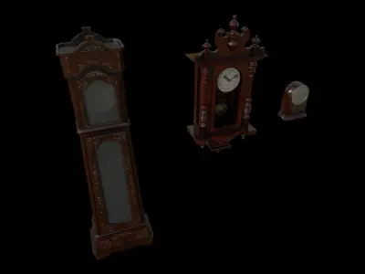 Vintage Props Pack Low-poly 3D model
