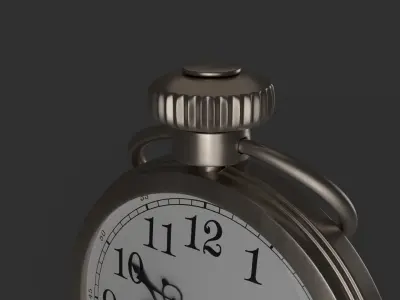 Pocket watch 3D model 3D model