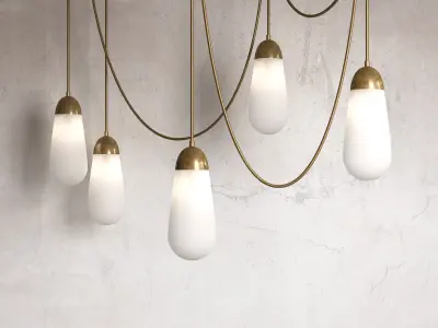 Lariat 5 Pendant Lamp 3D model