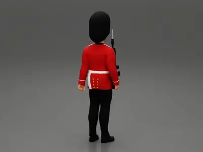 British honour guard 3D print model