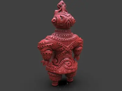 Dogu Sculpture 3D print model