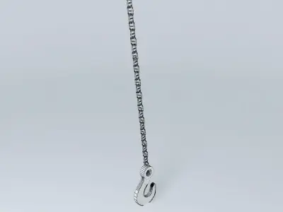 Hook chain Free 3D model