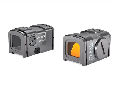 ACRO P-2 3 5 MOA - Red Dot Reflex Sight Low-poly 3D model