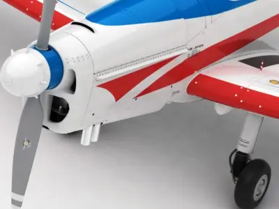 Zlin 526 F 3D model