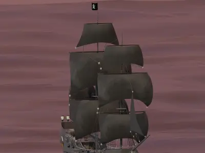 Black pearl 3D model