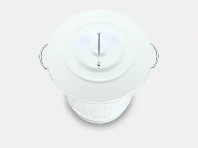 KNODD Bin with lid 2 Low-poly 3D model purchase