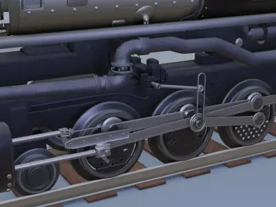 Union Pacific Big Boy number 4014 3D model