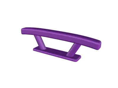 Bollard  Cleat 203mm 3D model