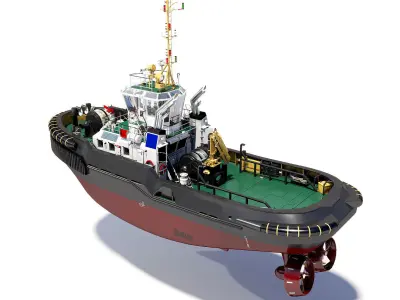Tugboat   3D model