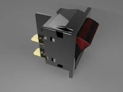 Rocker Switch Free 3D model