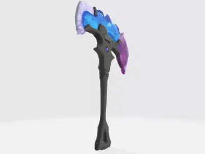 sci-fi axe Low-poly 3D model purchase
