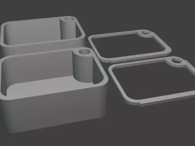 Modular 3D Printable Organizer - Stackable Unit 3D print model
