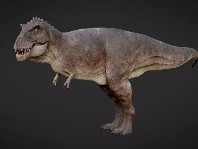 T-Rex Low-poly 3D model get